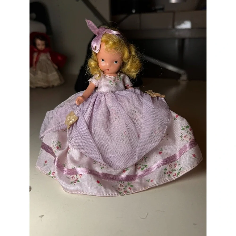 Vintage Lot of 4‎ Nancy Ann Storybook Dolls Playset for Kids Girls with Outfits